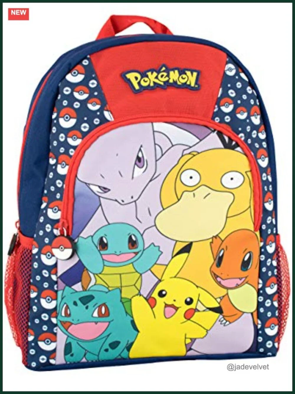 Pokemon Pikachu Bulbasaur Charizard Backpack Boys School Rucksack